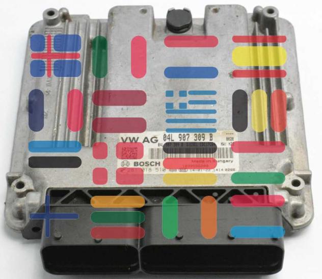 0281018510 04L907309B Audi A3 1.6 centralina motore Bosch