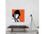Quadro moderno dipinto a mano Goemon Lupin