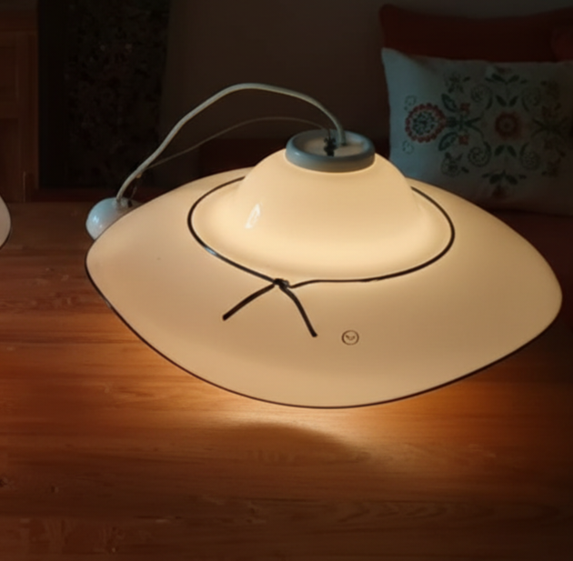 LAMPADARIO E ABAJOUR IN VETRO DI MURANO RARO - Foto 3