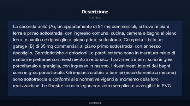 Immobile in asta di 175 m² con più di 5 locali e box auto in vendita a Acqualagna - Foto 5