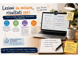 Dalla Scuola al Lavoro Lezioni di Matematica Fisica e Informatica