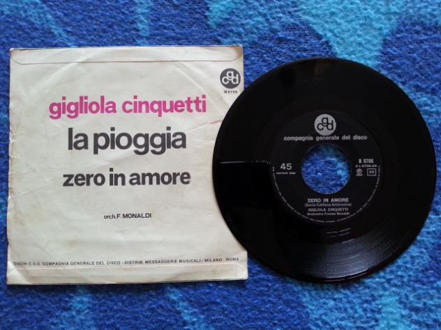 Vecchi 45giri musica artisti anni '60 LOTTO 3 - Foto 6