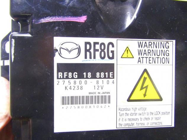 275800-8104 CENTRALINA INIEZIONE MOTORE MAZDA 6 SW 2.0 D 103KW 6M 5P (2009) RICAMBIO USATO - Foto 4