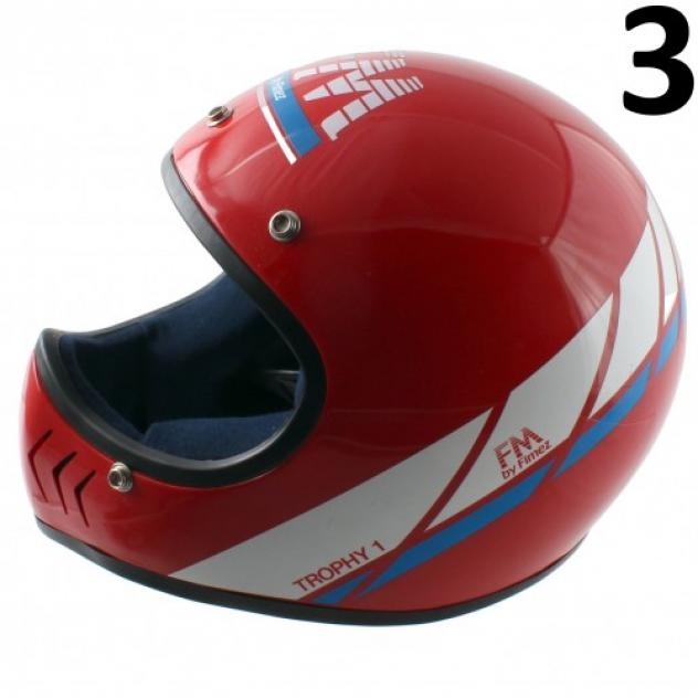 Casco epoca FM Fimez Trophy rosso - Foto 10