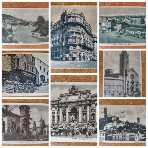 Rarissime Cartoline d'epoca anni '30, '40, '50, viaggiate - Foto 6