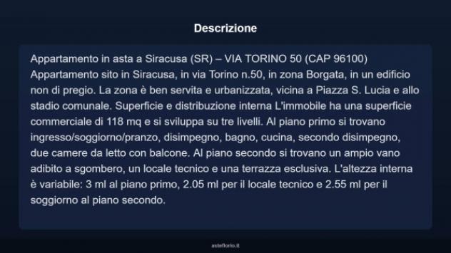 Immobile in asta di 118 m² in vendita a Siracusa - Foto 4