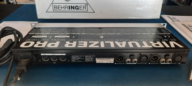 VIRTUALIZER PRO BEHRINGER DSP1024P–PROCESSORE DI EFFETTI DIGITALE 24-BIT DUAL - Foto 4