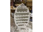 Porta bottiglie botte foglia oro avorio argento bianco con spedizione