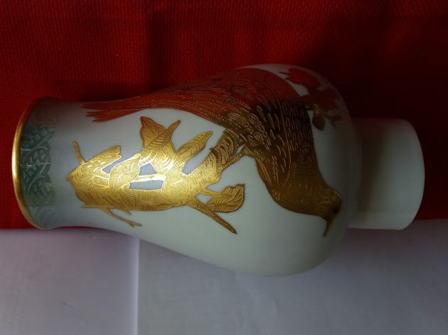Vaso porcellana ( l'uccello del paradiso ) - Foto 8