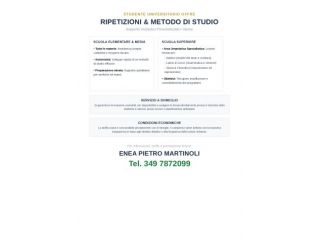 Studente universitario offre aiuto compiti e ripetizioni a Varese