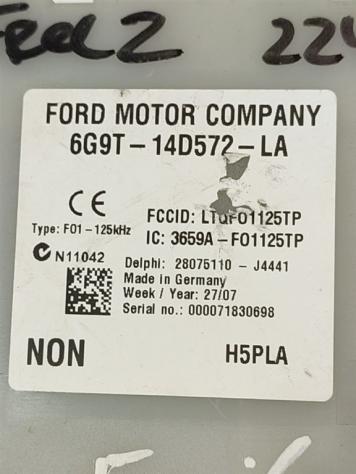 CENTRALINA BCM LAND ROVER Freelander 3° Serie 6G9T-14D72-LA 224DT diesel 2179 (0611) - Foto 2