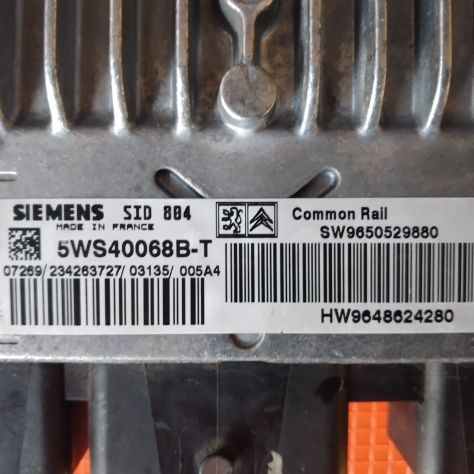 Centralina Motore Ecu Siemens 5Ws40068B-T Sid 804 Citroen C3 5Ws40068Bt Sid804 - Foto 6
