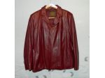 Giacca donna Alta Moda Firenze in pelle rossa 50