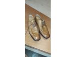 SCARPE PELLE UOMO COLOR SENAPE TAGLIA 8,5 (43)