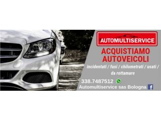 Acquisto veicoli auto e moto  fusi , incidentati, usati qualsiasi stato