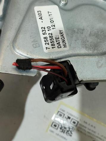 MOTORINO TERGILUNOTTO POSTERIORE BMW Serie 1 F20 7258532 B47D20A diesel 1995 (1119) - Foto 4