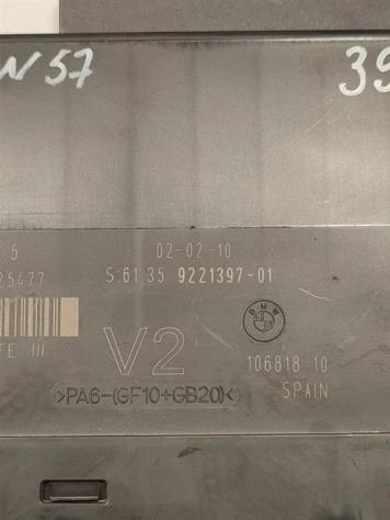 CENTRALINA MODULO DI CONTROLLO BMW Serie 5 F10 6135 9221397 N57ND30A diesel 2993 (10) - Foto 2