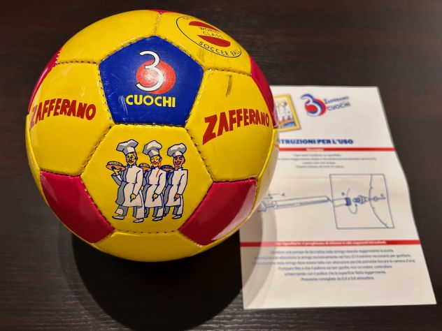 Pallone calcio Zafferano 3 Cuochi Bonetti - Foto 5