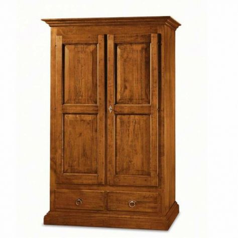 Armadio 2 Ante 2 Cassetti Arte Povera L.128 P.61 H.200 cod 10009 - Foto 3