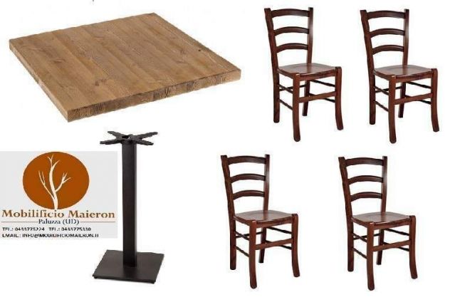 Set Firenze Tavoli e Sedie Arredamento Ristorante Pub Pizzeria cod 117