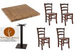 Set Firenze Tavoli e Sedie Arredamento Ristorante Pub Pizzeria cod 117