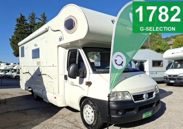 CAMPER MILLER DUCATO MANSARDATO 6 POSTI DINETTE LETTO MATRIMONIALE CLIMATIZZATORE FOTOVOLTAICO GARAGE CAMPEGGIO USATI GENERALI 1782