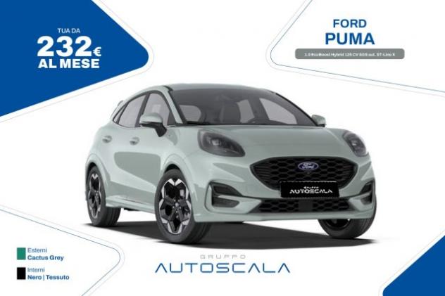 FORD Puma 1.0 EcoBoost Hybrid 125 CV S&S aut. ST-Line X rif. 24105322