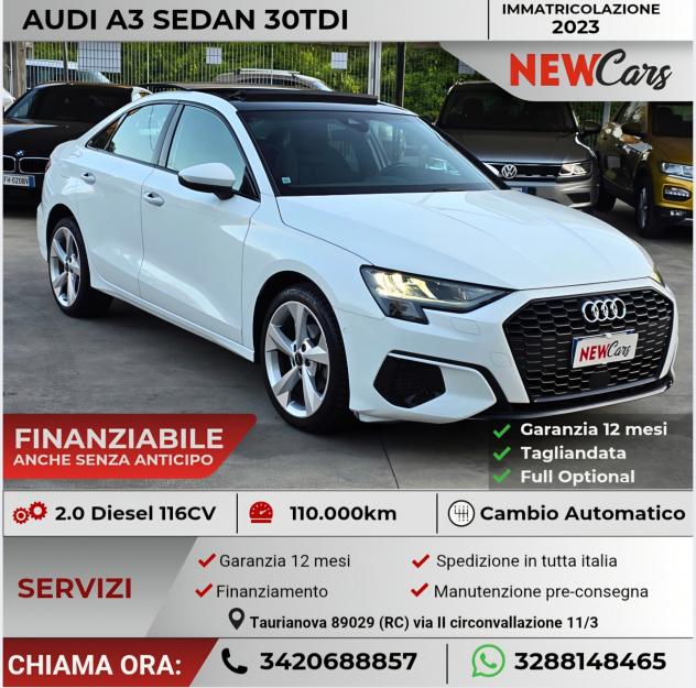 Audi A3 Sedan 30 TDI S line edition