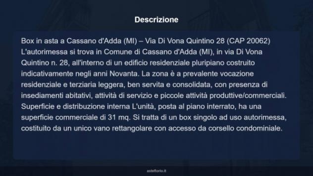 Immobile in asta di 31 m² in vendita a Cassano d'Adda - Foto 6