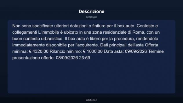Immobile in asta di 14 m² in vendita a Roma - Foto 4