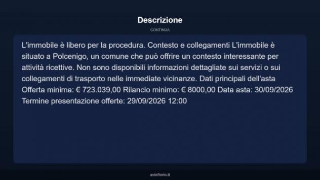 Immobile in asta di 800 m² in vendita a Polcenigo - Foto 3