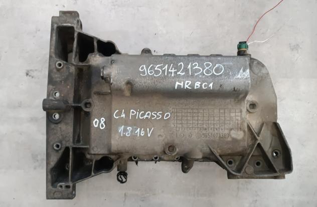 COPPA OLIO MOTORE CITROEN C4 Picasso Mk1 9651421380 benzina 1.8 (0613)