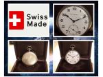 ANTICO OROLOGIO DA TASCA LA TERRA REMONTOIR ANCRE SWISS MADE.