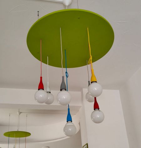 Lampadario con 7 lampade al Led