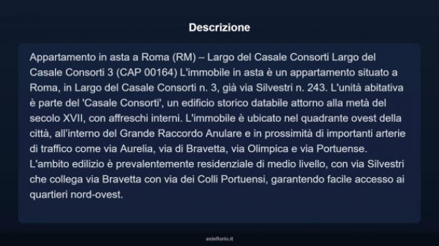 Immobile in asta di 147 m² con più di 5 locali in vendita a Roma - Foto 7