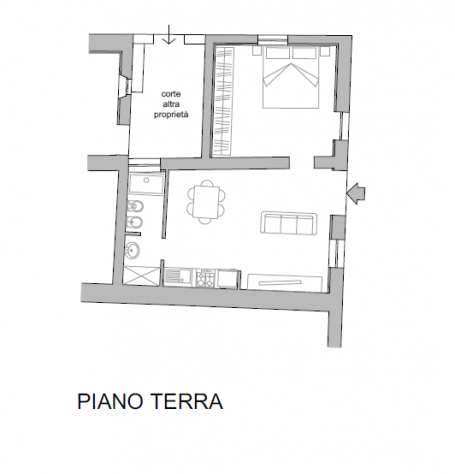 Appartamento in vendita a Le Scotte - Siena 53 mq Rif: 1432739 - Foto 8