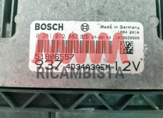 0281012882 Alfa 147 1.9 centralina motore Bosch - Foto 2