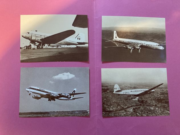 Cartoline Vintage con Aerei anni '80 - Foto 2