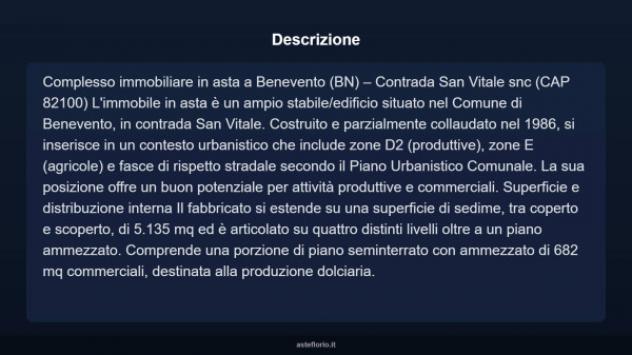 Immobile in asta di 5135 m² in vendita a Benevento - Foto 4