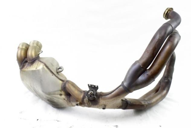 MV AGUSTA BRUTALE 990 R 8000B2650 COLLETTORE DI SCARICO 09 - 12 EXHAUST MANIFOLD CON AMMACCATURA LEGGERMENTE STORTO - Foto 3