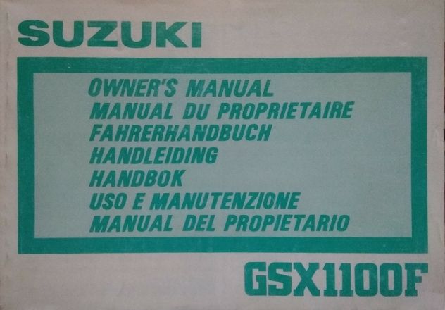 Suzuki manuali uso manutenzione vari italiano/inglese - Foto 4