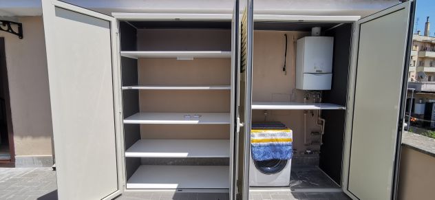 MOBILI CON LAVELLO IN ALLUMINIO DA ESTERNO SU MISURA - Foto 5