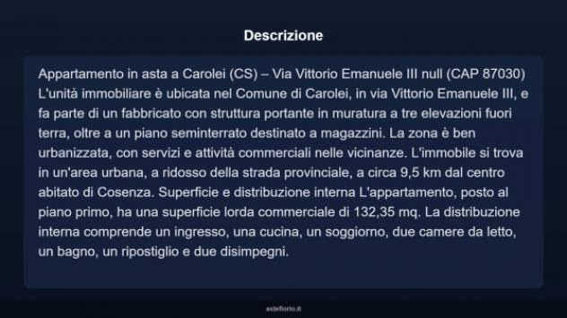 Immobile in asta di 135 m² in vendita a Carolei - Foto 3