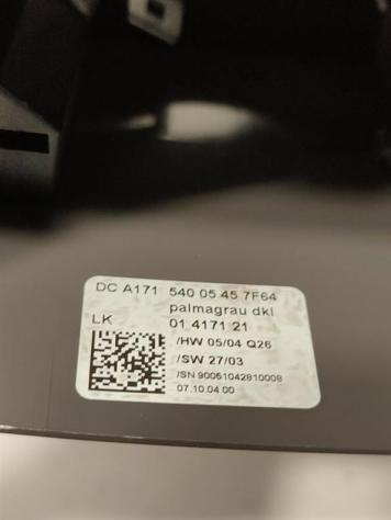 DEVIOLUCI MERCEDES Classe E Berlina W211 A1714640518 A1715400545 648961 (0207) - Foto 4