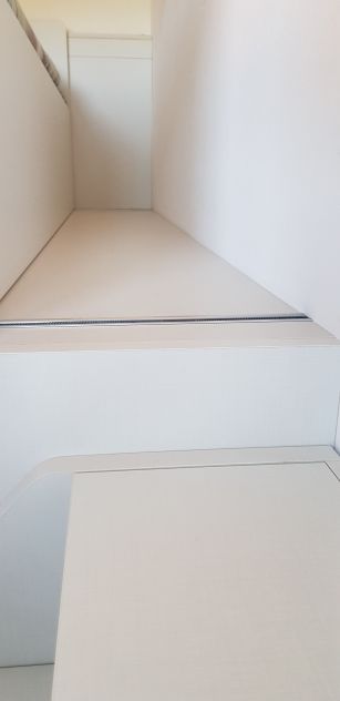 Letto a soppalco “slide” CLEVER melaminico lino - Foto 7