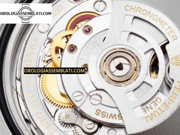Rolex Replica GMT-MASTER II 126711 CERAMICA NERA/MARRONE MIGLIOR EDIZIONE SU BRACCIALE SS/RG 3285 - Foto 9