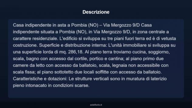 Immobile in asta di 286 m² in vendita a Pombia - Foto 12