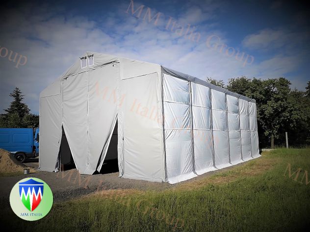 STRUTTURE PER RICOVERO ATTREZZI 8,0 X 24,0 X 5,12 MT. MM ITALIA GROUP - Foto 2