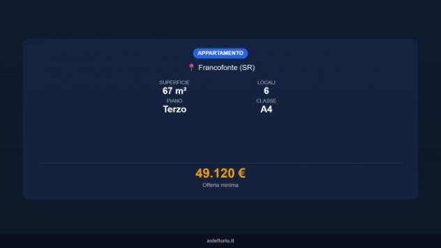 Immobile in asta di 67 m², box auto in vendita a Francofonte - Foto 16