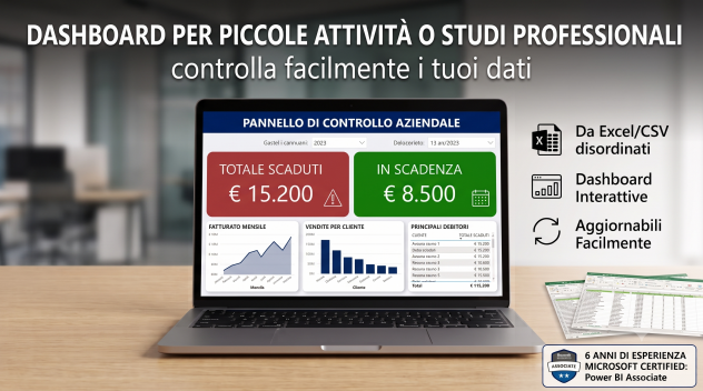 Analisi Dati e Reportistica | Sviluppo Report Power BI da Excel/CSV